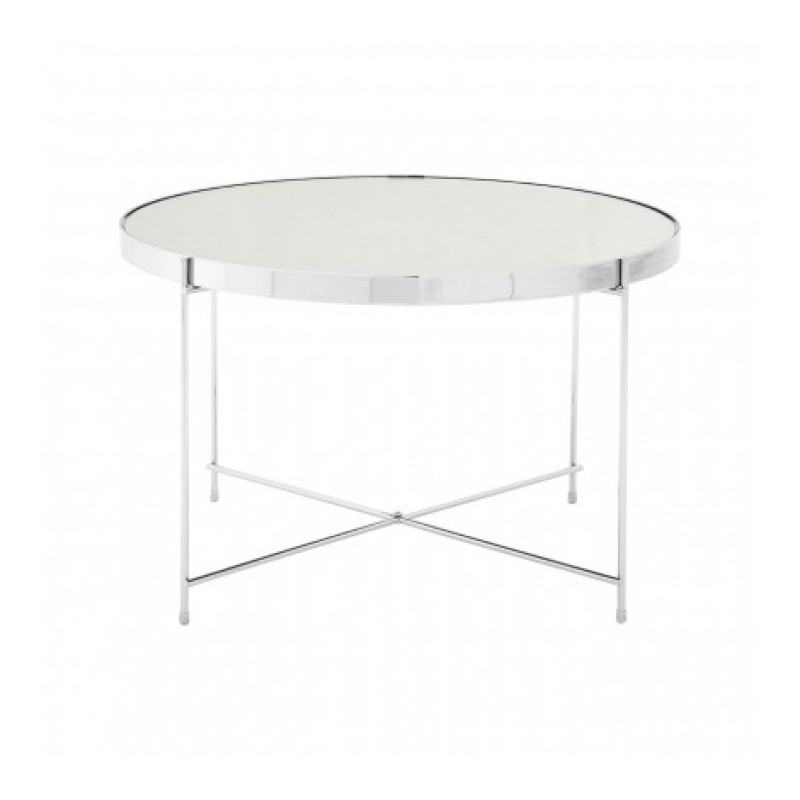 Allure Side Table Round Silver