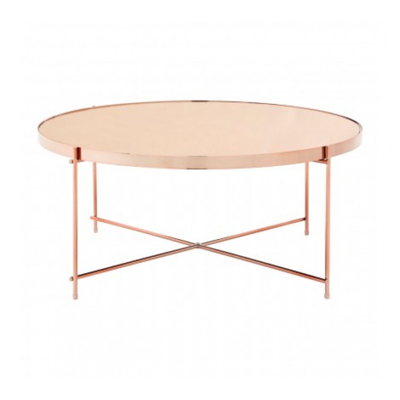 Allure Coffee Table Round Rose Gold