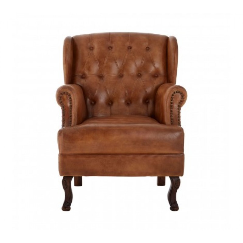 Barnes Wing Chair Light Brown
