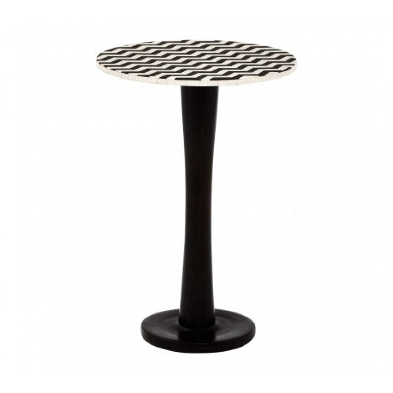 Artisan Pedestal Table Black
