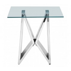 Allure End Table Wing Silver