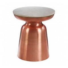 Agra Side Table Copper