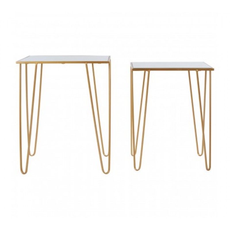 Avantis Side Table Rectangular V Gold