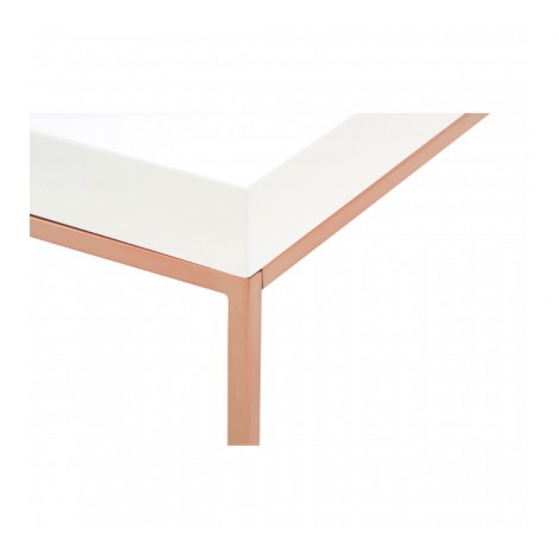 Allure Coffee Table Cubic Rectangular Rose Gold