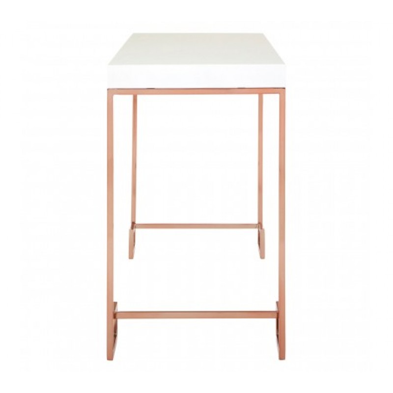 Allure Console Table Cubic Rectangular Rose Gold