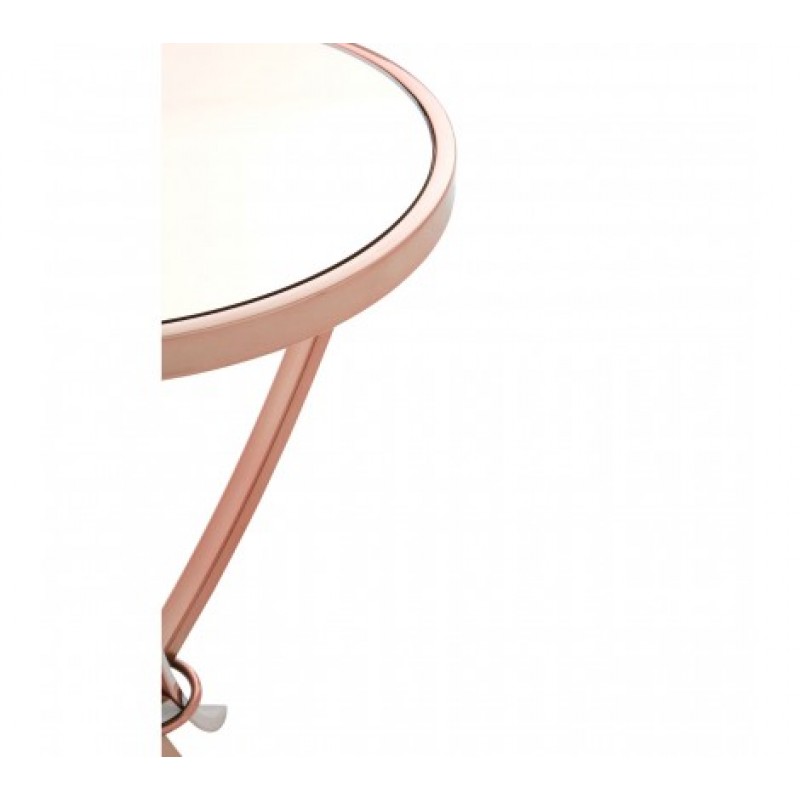 Allure Side Table Y Round Rose Gold
