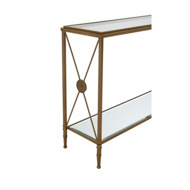 Axis Console Table Brass