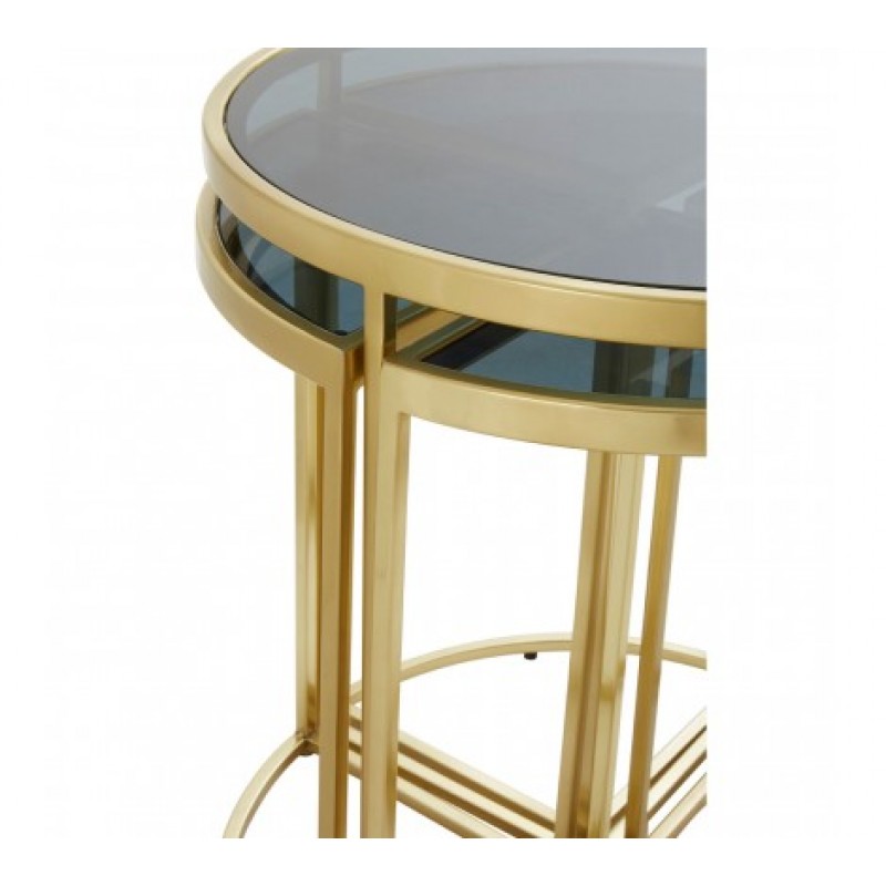 Axis Nesting Tables Brass