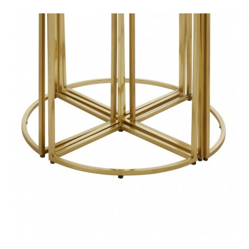 Axis Nesting Tables Brass