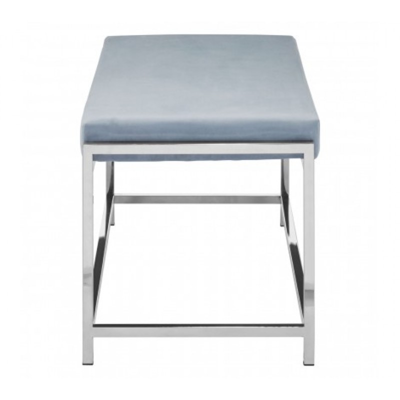 Allure Bench Marble Blue Silver