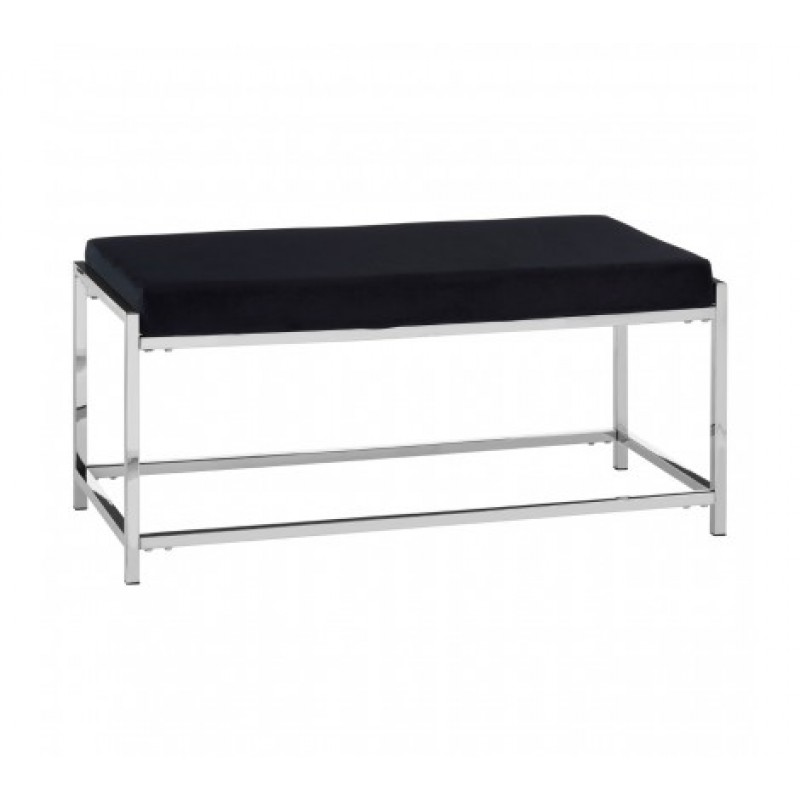 Allure Bench Marble Black Silver