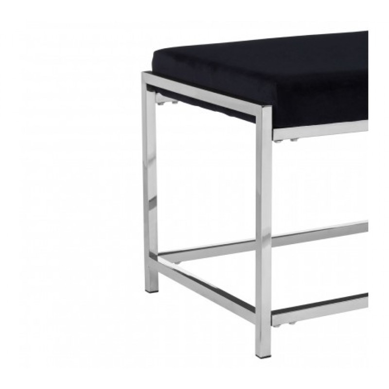 Allure Bench Marble Black Silver