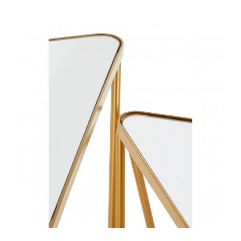 Avantis Side Table Triangular V Gold