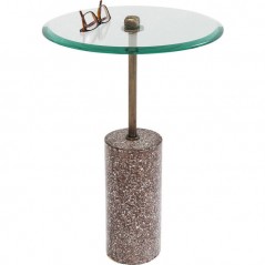 Side Table Terrazzo Visible Red 54cm