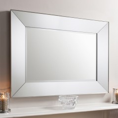 Vasto Rectangle Mirror Silver W915 x H1220mm