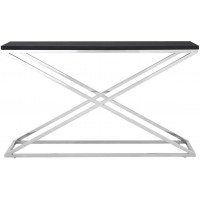 X Black Console Table PW
